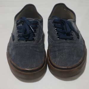 Vans Dark Blue Canvas Sneakers